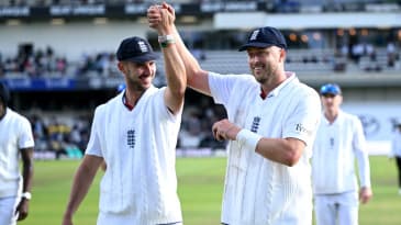 Robinson, Tongue share ten as England dominate opening day